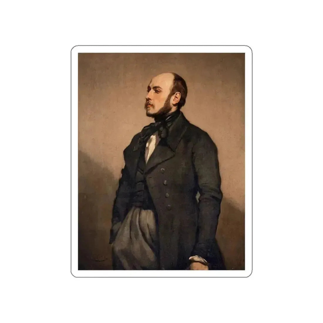 COUTURE, Thomas - Portrait (Artwork) STICKER Vinyl Die-Cut Decal White Die-Cut 2 Inch - The Sticker Space