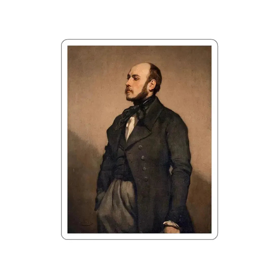 COUTURE, Thomas - Portrait (Artwork) STICKER Vinyl Die-Cut Decal White Die-Cut 3 Inch - The Sticker Space