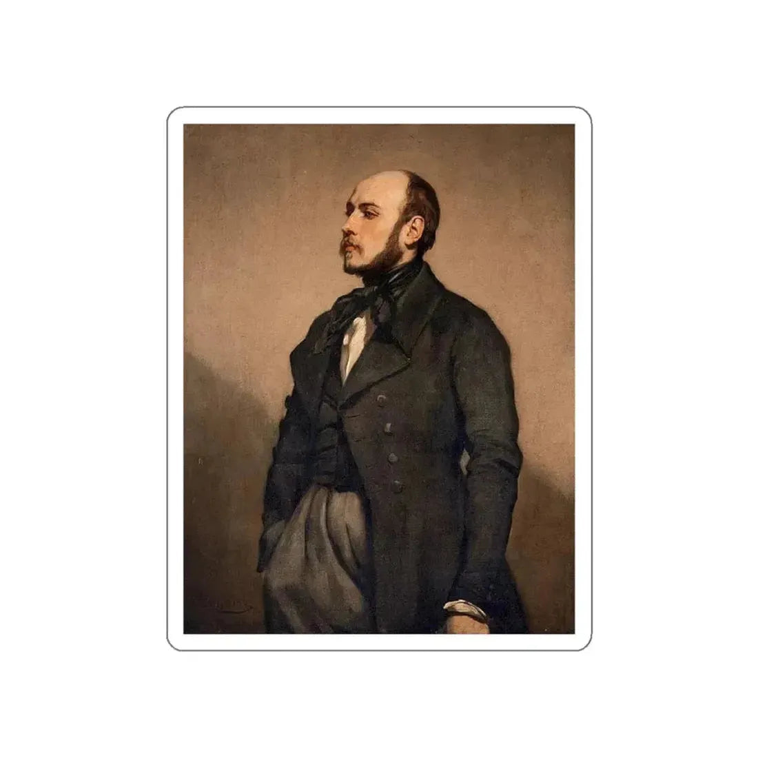 COUTURE, Thomas - Portrait (Artwork) STICKER Vinyl Die-Cut Decal White Die-Cut 4 Inch - The Sticker Space