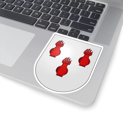 Couvet-coat of arms (Switzerland) (Coat of Arms) STICKER Vinyl Kiss-Cut Decal - The Sticker Space