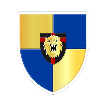 Couvin wapen (Belgium) (Coat of Arms) STICKER Vinyl Kiss-Cut Decal 4 Inch White - The Sticker Space