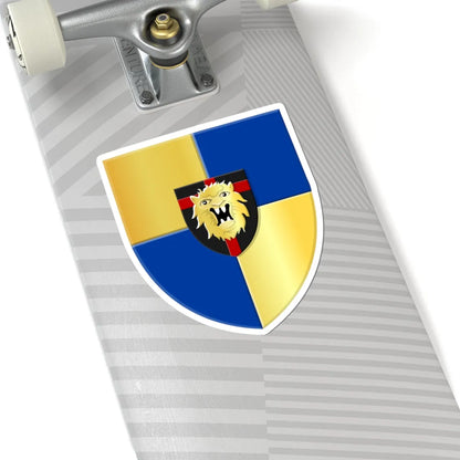 Couvin wapen (Belgium) (Coat of Arms) STICKER Vinyl Kiss-Cut Decal - The Sticker Space