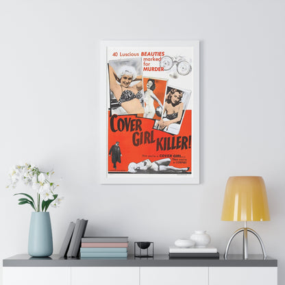 COVER GIRL KILLER 1959 - Framed Movie Poster-The Sticker Space