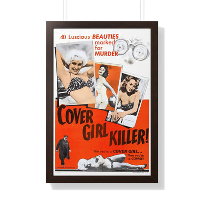 COVER GIRL KILLER 1959 - Framed Movie Poster-20" x 30"-The Sticker Space