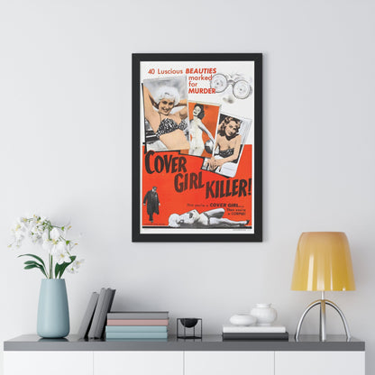 COVER GIRL KILLER 1959 - Framed Movie Poster-The Sticker Space