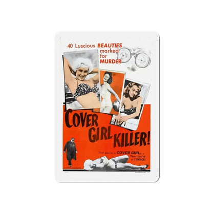 COVER GIRL KILLER 1959 Movie Poster - Refrigerator Magnet 5 Inch - The Sticker Space