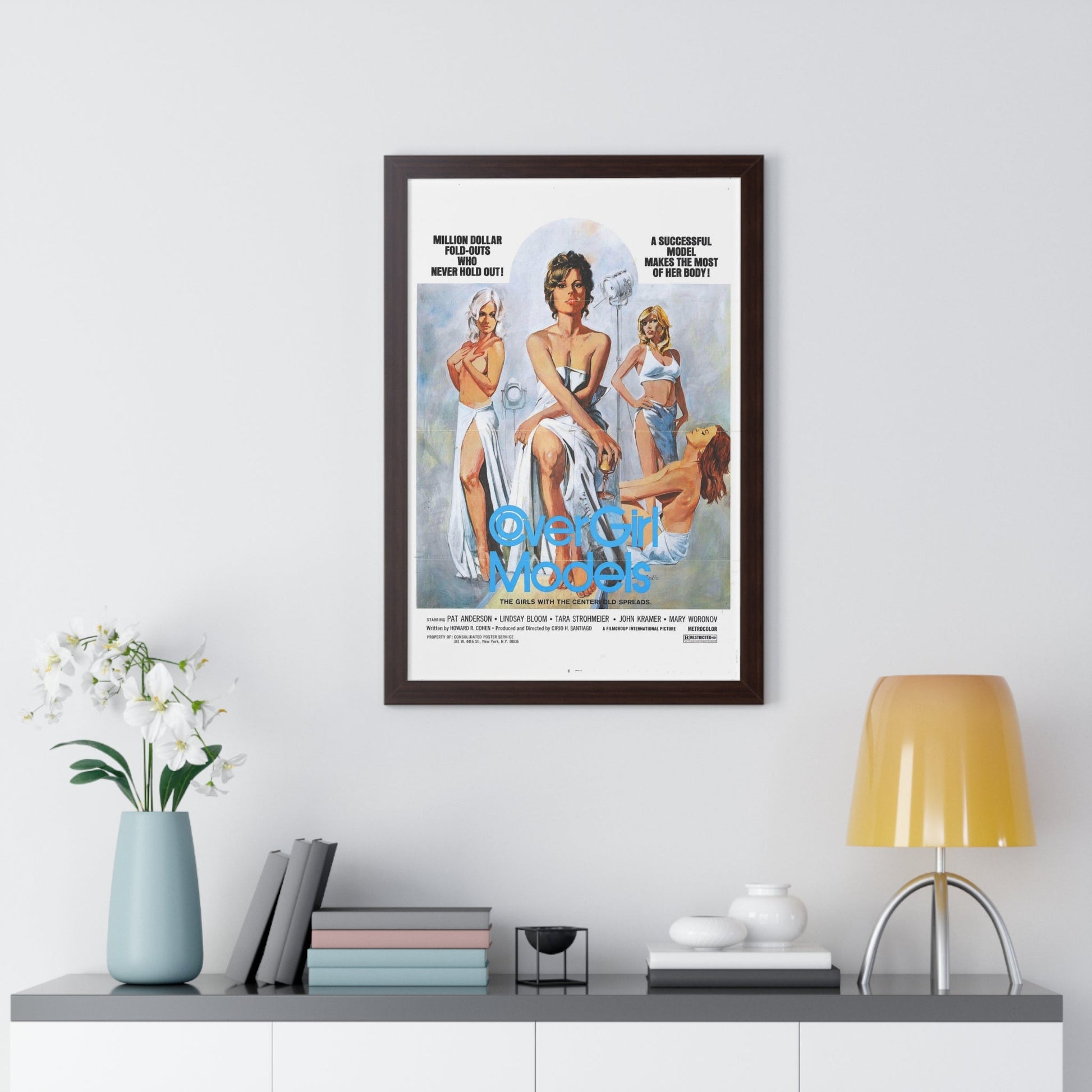 COVER GIRL MODELS 1975 - Framed Movie Poster-The Sticker Space