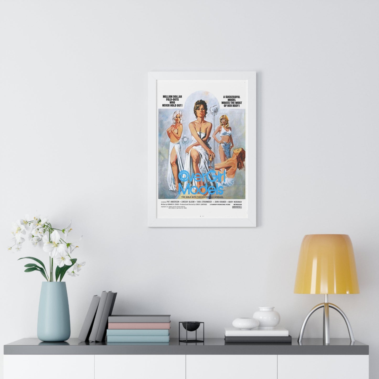 COVER GIRL MODELS 1975 - Framed Movie Poster-The Sticker Space