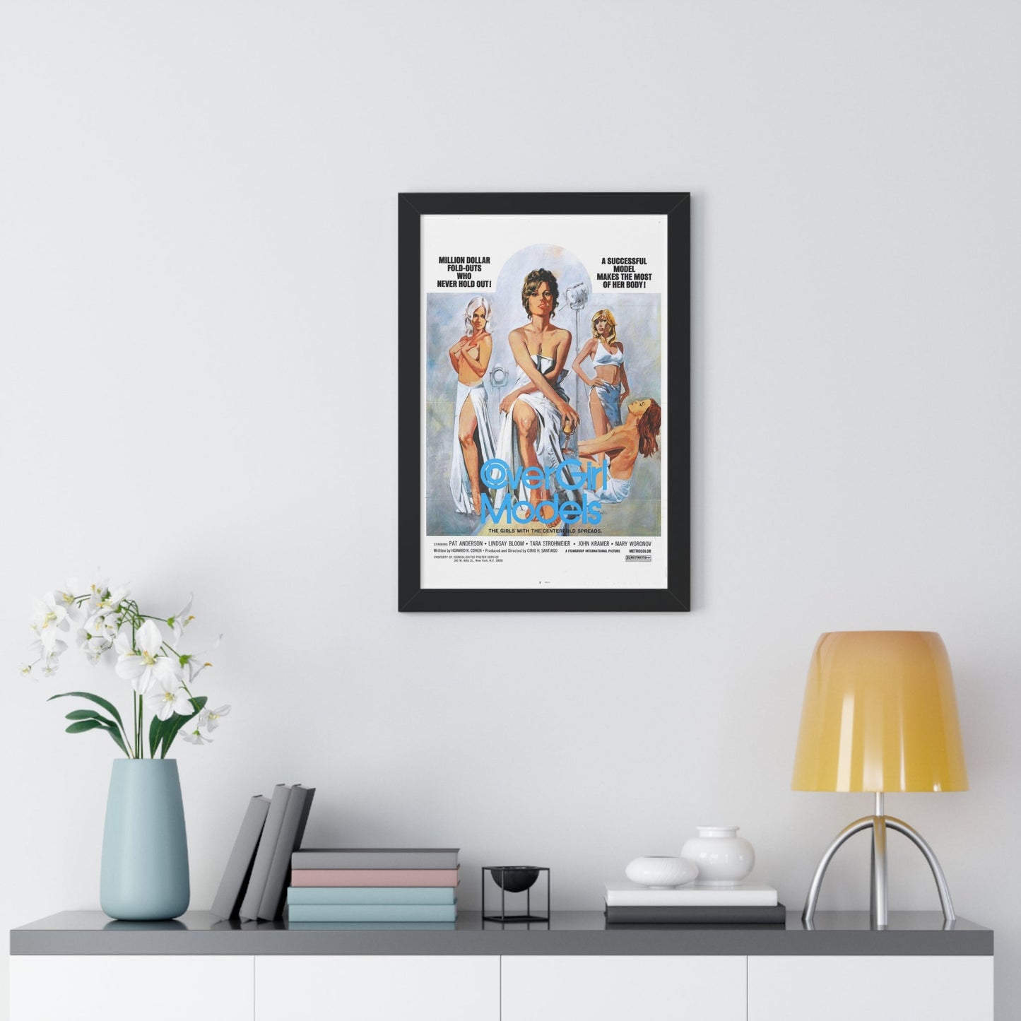 COVER GIRL MODELS 1975 - Framed Movie Poster-The Sticker Space