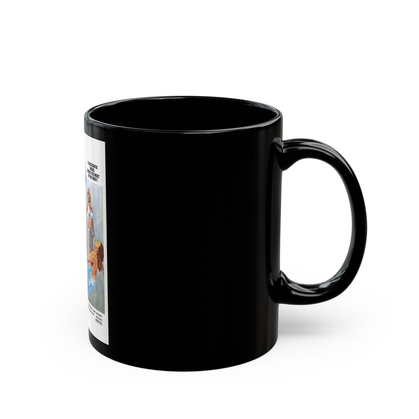 COVER GIRL MODELS 1975 Movie Poster - Black Coffee Mug-The Sticker Space