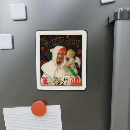 Cover illustration - St. Valentine's Day, 1927 (Magazine Illustration) Refrigerator Magnet-The Sticker Space