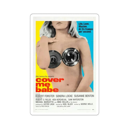 Cover Me Babe 1970 Movie Poster STICKER Vinyl Die-Cut Decal - The Sticker Space