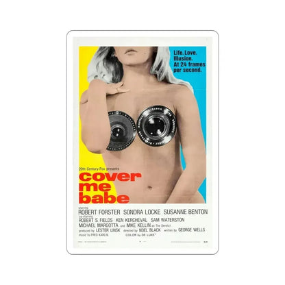 Cover Me Babe 1970 Movie Poster STICKER Vinyl Die-Cut Decal - The Sticker Space