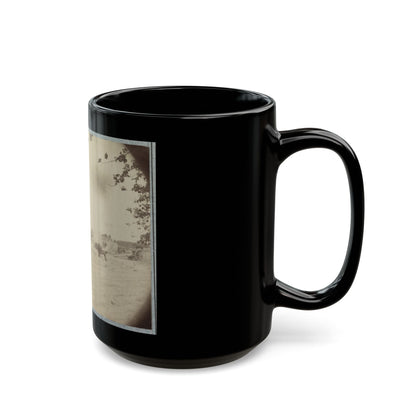 Cowan's Independent Battery, 1st N.Y., Inside One Of The Rebel Forts In Front Of Petersburg, 24th June 1864 (U.S. Civil War) Black Coffee Mug