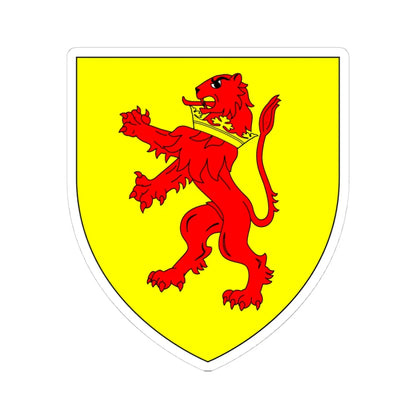 CowleyArms (England) (Coat of Arms) STICKER Vinyl Kiss-Cut Decal 4 Inch White - The Sticker Space