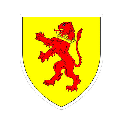 CowleyArms (England) (Coat of Arms) STICKER Vinyl Kiss-Cut Decal 6 Inch White - The Sticker Space