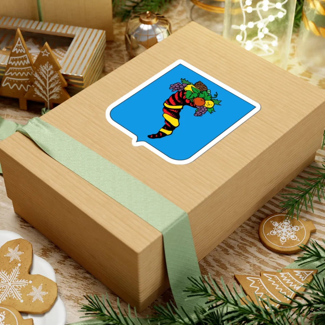 Cozadini coat of arms (Algeria) (Coat of Arms) STICKER Vinyl Kiss-Cut Decal - The Sticker Space