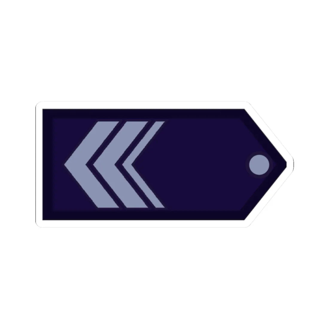 CP FAA (Argentina) (Military Rank) STICKER Vinyl Kiss-Cut Decal 2 Inch White - The Sticker Space