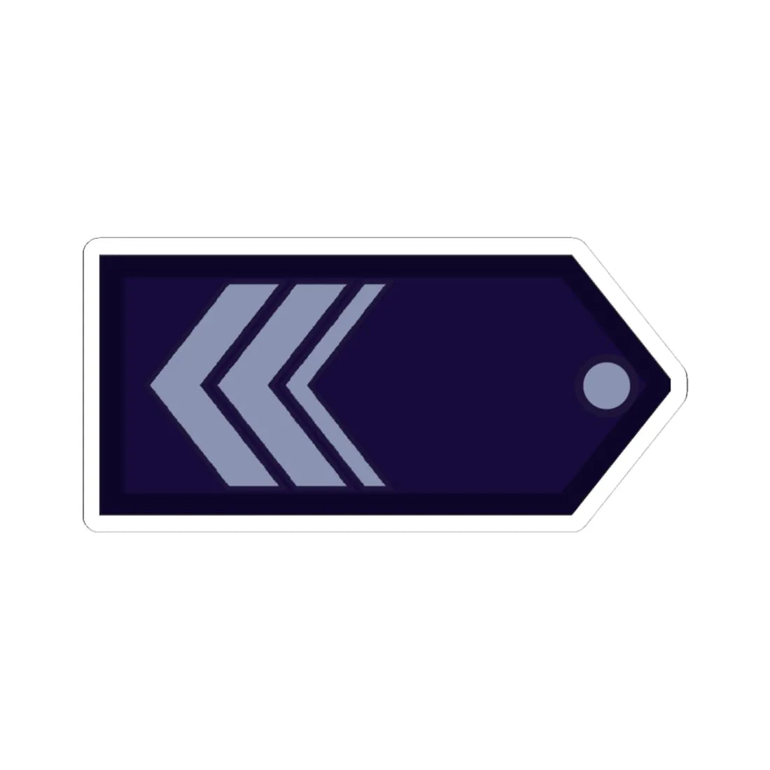 CP FAA (Argentina) (Military Rank) STICKER Vinyl Kiss-Cut Decal 3 Inch White - The Sticker Space
