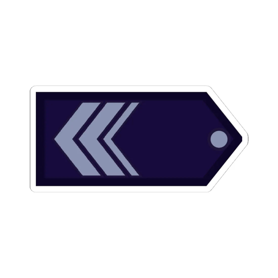 CP FAA (Argentina) (Military Rank) STICKER Vinyl Kiss-Cut Decal 4 Inch White - The Sticker Space
