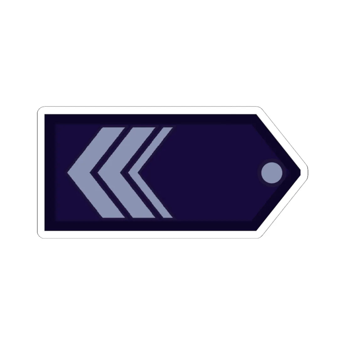 CP FAA (Argentina) (Military Rank) STICKER Vinyl Kiss-Cut Decal 6 Inch White - The Sticker Space