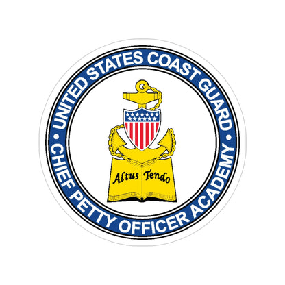 CPO Academy (U.S. Coast Guard) Transparent STICKER Die-Cut Vinyl Decal-5 Inch-The Sticker Space