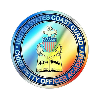 CPO Academy (U.S. Coast Guard) Holographic STICKER Die-Cut Vinyl Decal - The Sticker Space