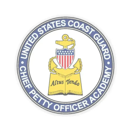 CPO Academy (U.S. Coast Guard) STICKER Vinyl Kiss-Cut Decal 2 Inch Transparent - The Sticker Space