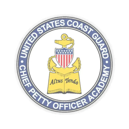 CPO Academy (U.S. Coast Guard) STICKER Vinyl Kiss-Cut Decal 2 Inch Transparent - The Sticker Space