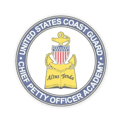 CPO Academy (U.S. Coast Guard) STICKER Vinyl Kiss-Cut Decal 3 Inch Transparent - The Sticker Space