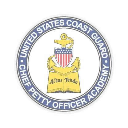 CPO Academy (U.S. Coast Guard) STICKER Vinyl Kiss-Cut Decal 3 Inch Transparent - The Sticker Space