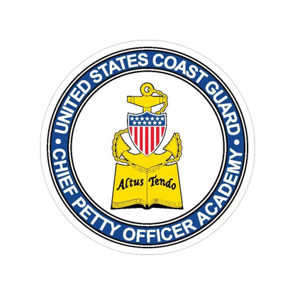 CPO Academy (U.S. Coast Guard) Transparent STICKER Die-Cut Vinyl Decal 5 Inch - The Sticker Space