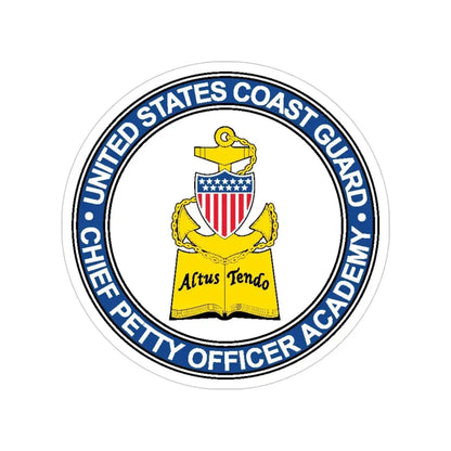 CPO Academy (U.S. Coast Guard) Transparent STICKER Die-Cut Vinyl Decal 6 Inch - The Sticker Space