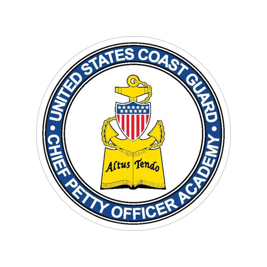 CPO Academy (U.S. Coast Guard) Transparent STICKER Die-Cut Vinyl Decal 6 Inch - The Sticker Space
