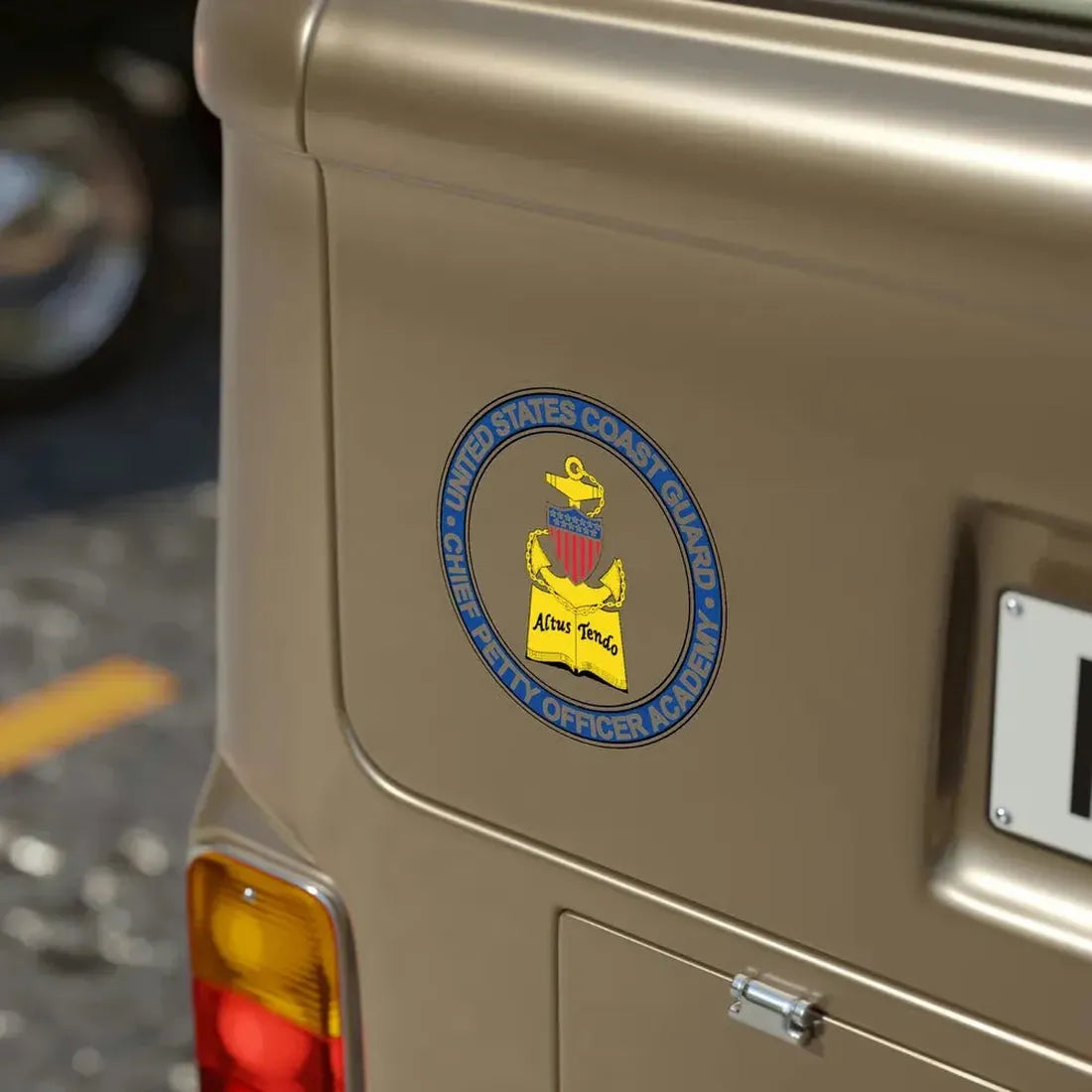 CPO Academy (U.S. Coast Guard) Transparent STICKER Die-Cut Vinyl Decal - The Sticker Space