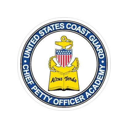 CPO Academy (U.S. Coast Guard) Transparent STICKER Die-Cut Vinyl Decal - The Sticker Space