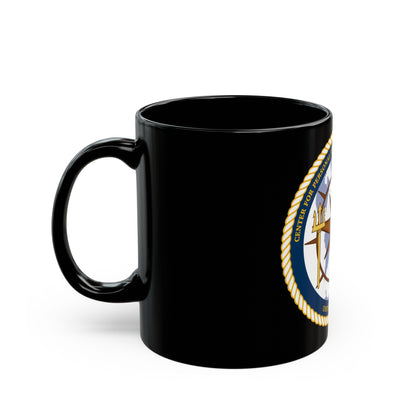 CPPD Center for Personal & Prof Development (U.S. Navy) Black Coffee Mug-The Sticker Space