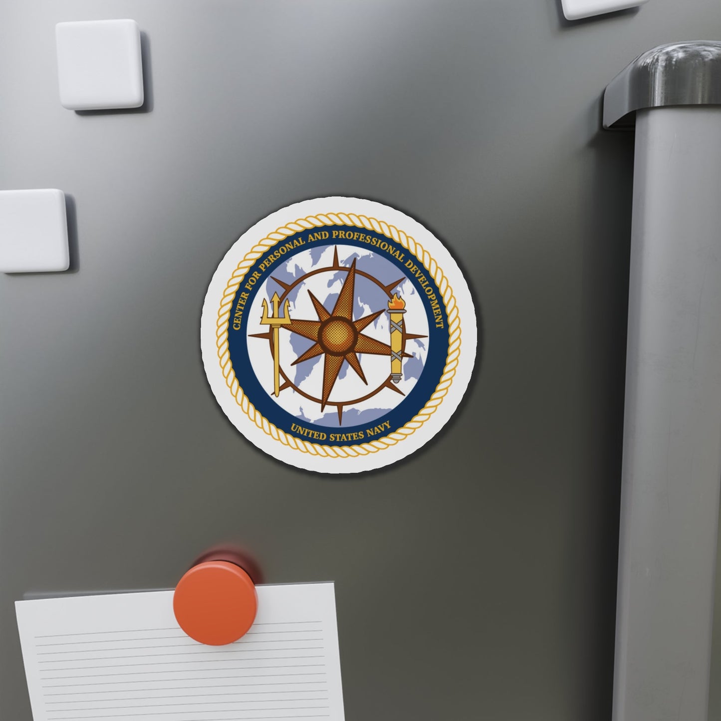 CPPD Center for Personal & Prof Development (U.S. Navy) Die-Cut Magnet-The Sticker Space