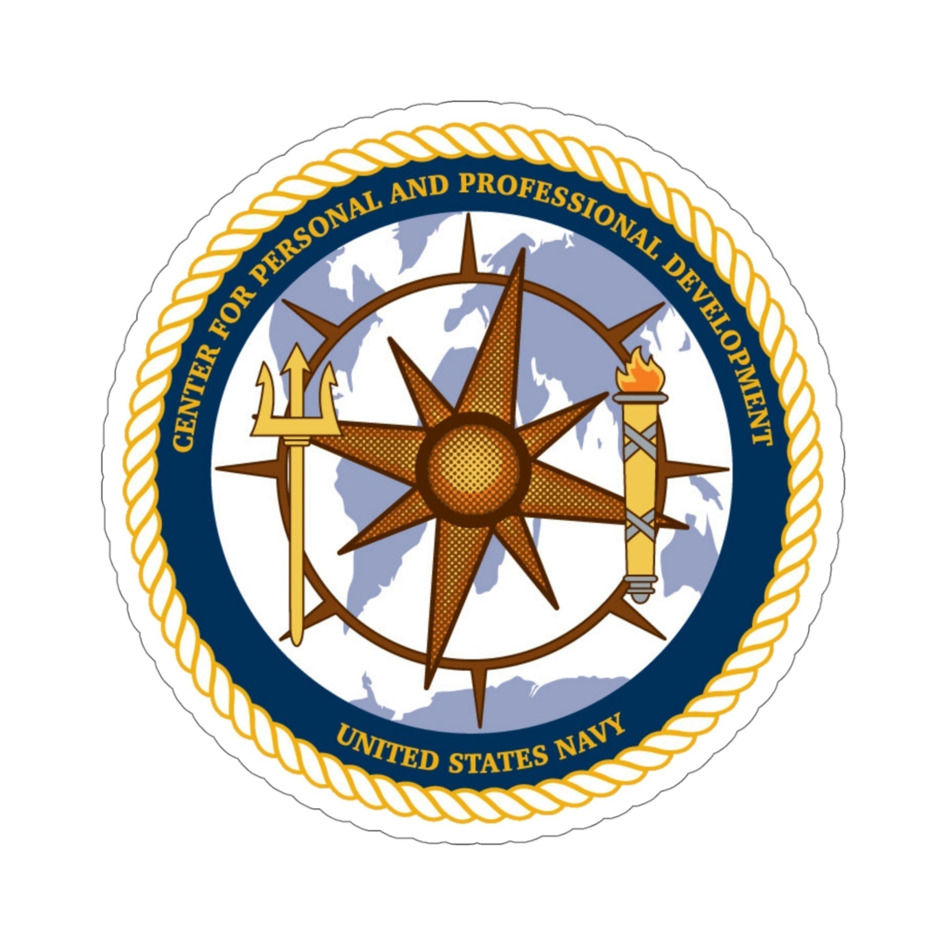CPPD Center for Personal & Prof Development (U.S. Navy) STICKER Vinyl Die-Cut Decal-4 Inch-The Sticker Space