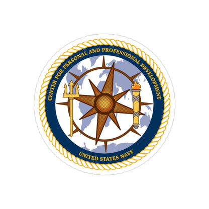 CPPD Center for Personal & Prof Development (U.S. Navy) Transparent STICKER Die-Cut Vinyl Decal-3 Inch-The Sticker Space