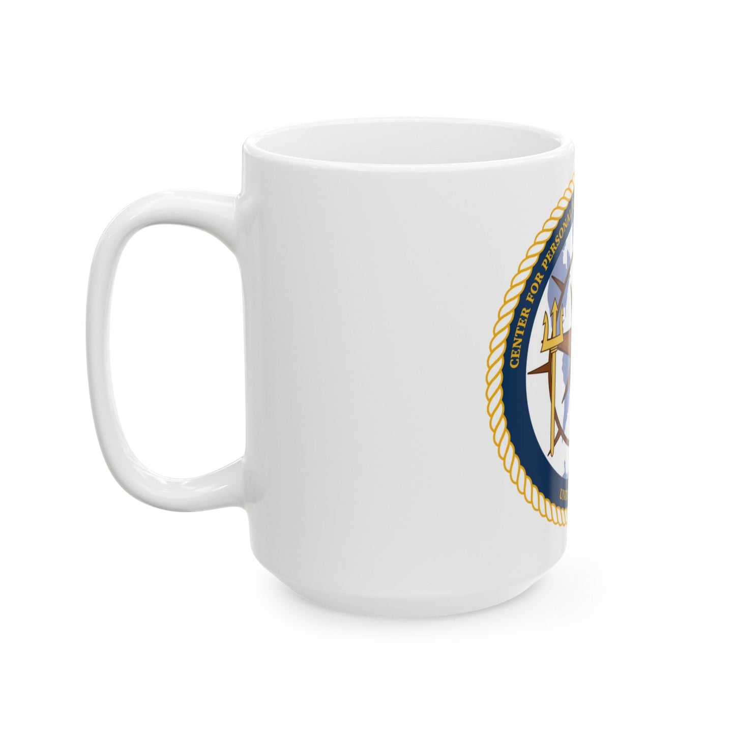 CPPD Center for Personal & Prof Development (U.S. Navy) White Coffee Mug-The Sticker Space