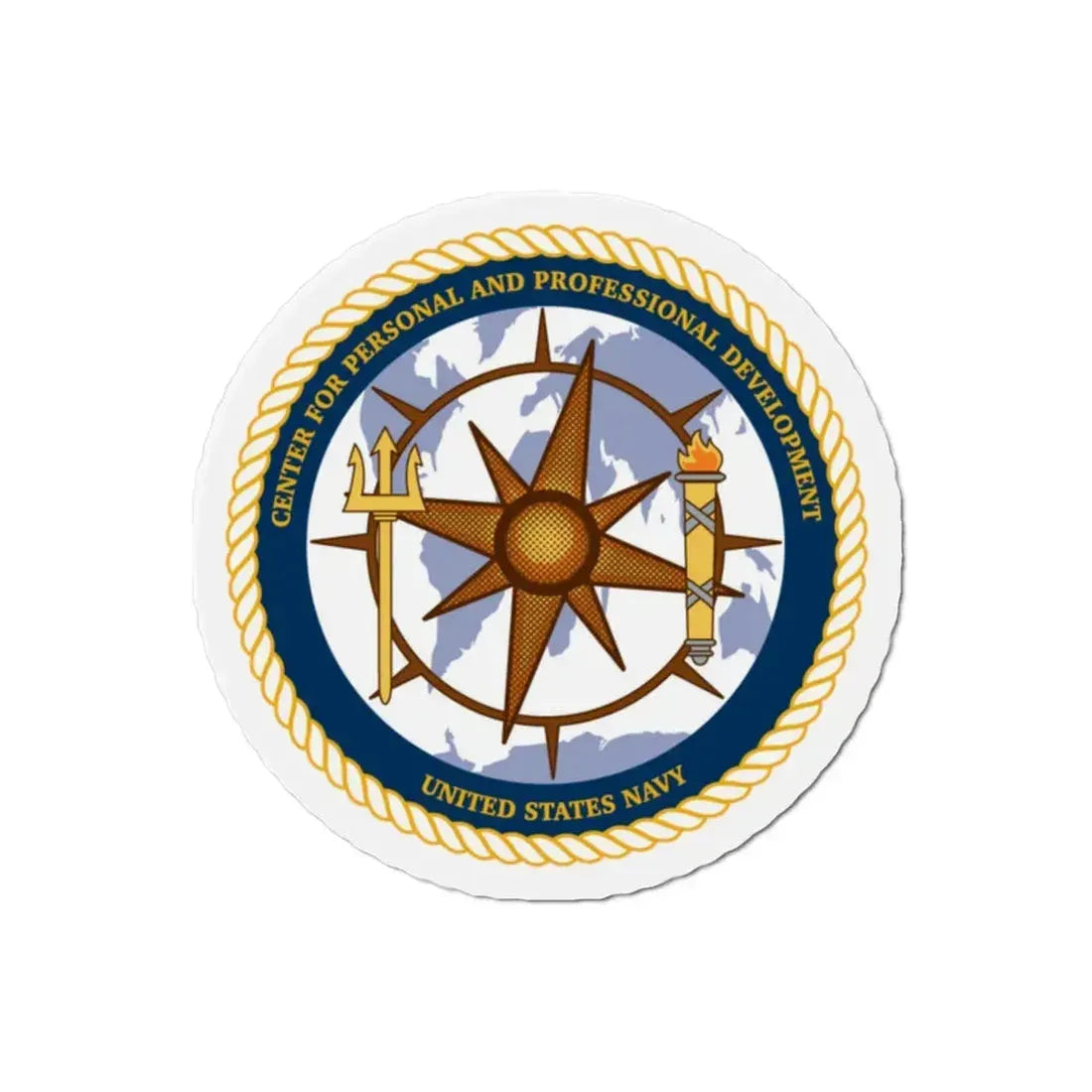 CPPD Center for Personal & Prof Development (U.S. Navy) Refrigerator Magnet 2 Inch - The Sticker Space
