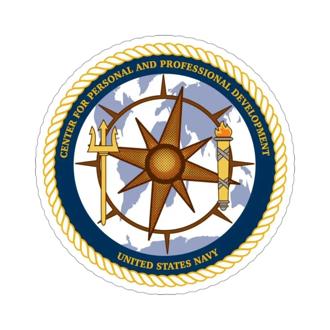CPPD Center for Personal & Prof Development (U.S. Navy) STICKER Vinyl Die-Cut Decal 3 Inch - The Sticker Space