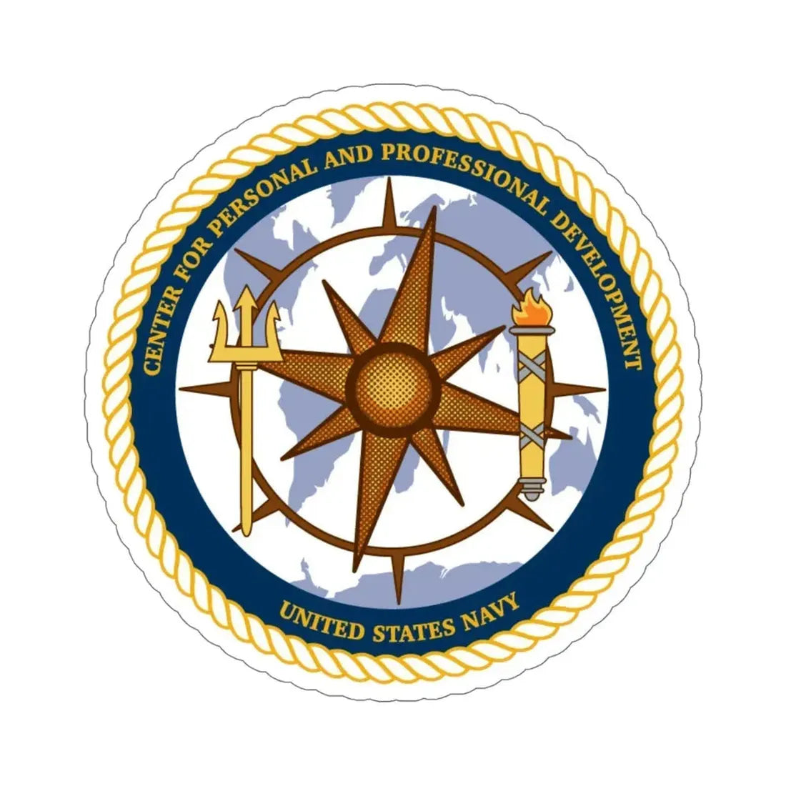 CPPD Center for Personal & Prof Development (U.S. Navy) STICKER Vinyl Die-Cut Decal 5 Inch - The Sticker Space