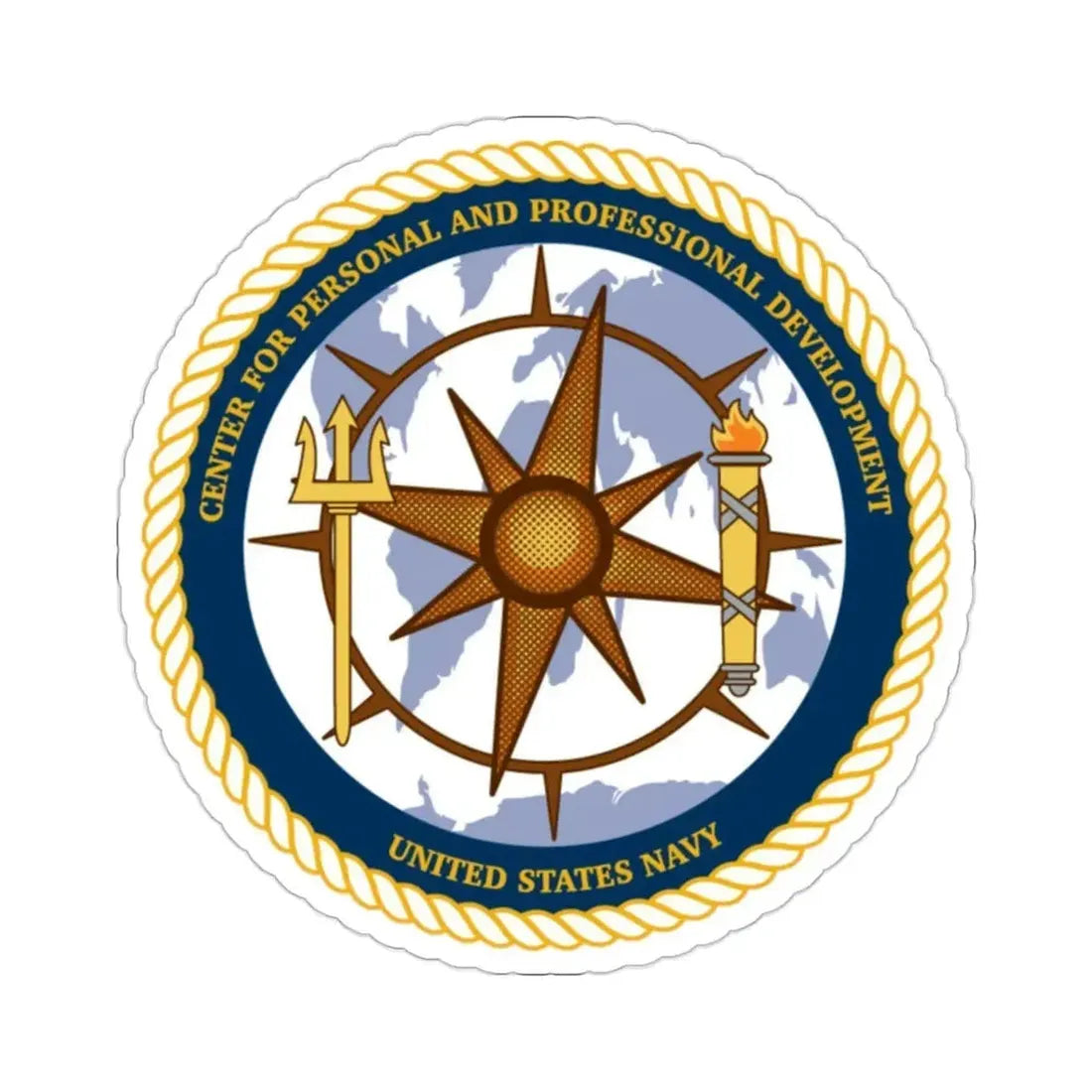 CPPD Center for Personal & Prof Development (U.S. Navy) STICKER Vinyl Die-Cut Decal - The Sticker Space