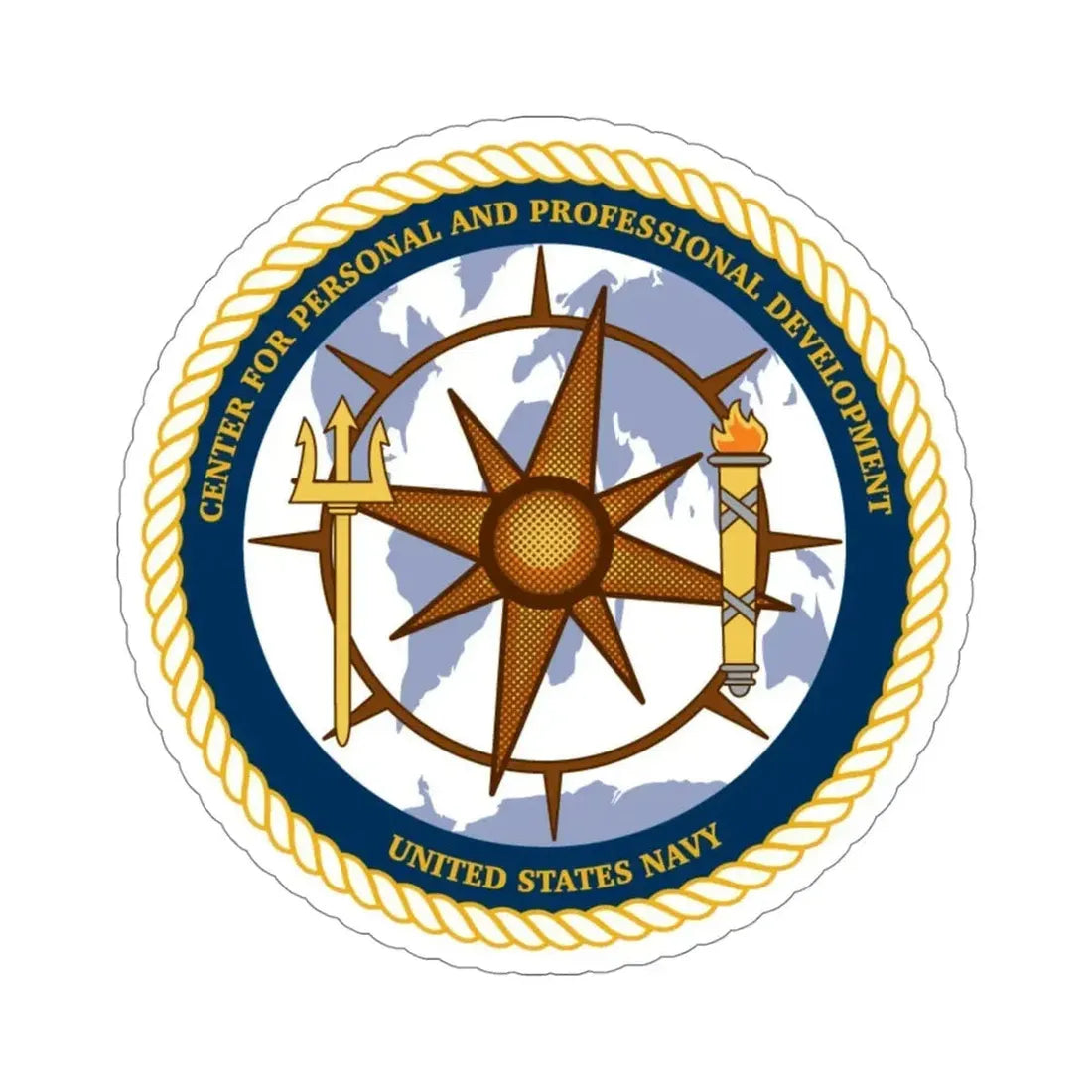 CPPD Center for Personal & Prof Development (U.S. Navy) STICKER Vinyl Die-Cut Decal - The Sticker Space