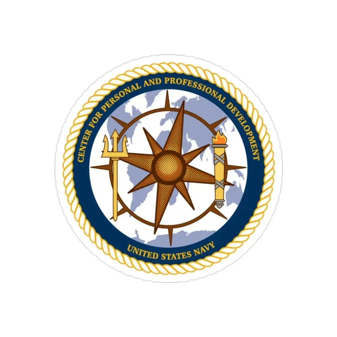 CPPD Center for Personal & Prof Development (U.S. Navy) Transparent STICKER Die-Cut Vinyl Decal - The Sticker Space