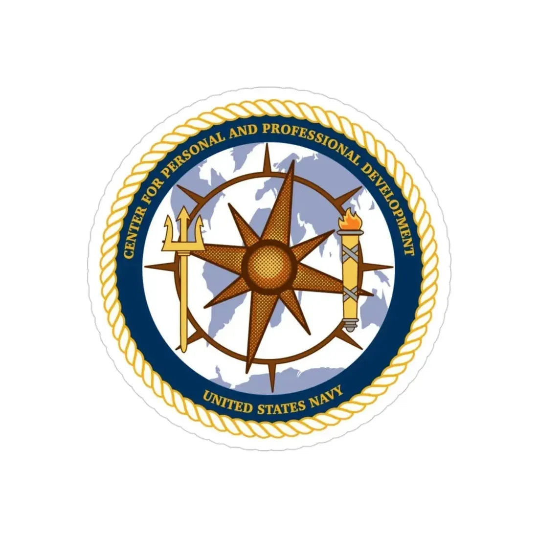 CPPD Center for Personal & Prof Development (U.S. Navy) Transparent STICKER Die-Cut Vinyl Decal - The Sticker Space