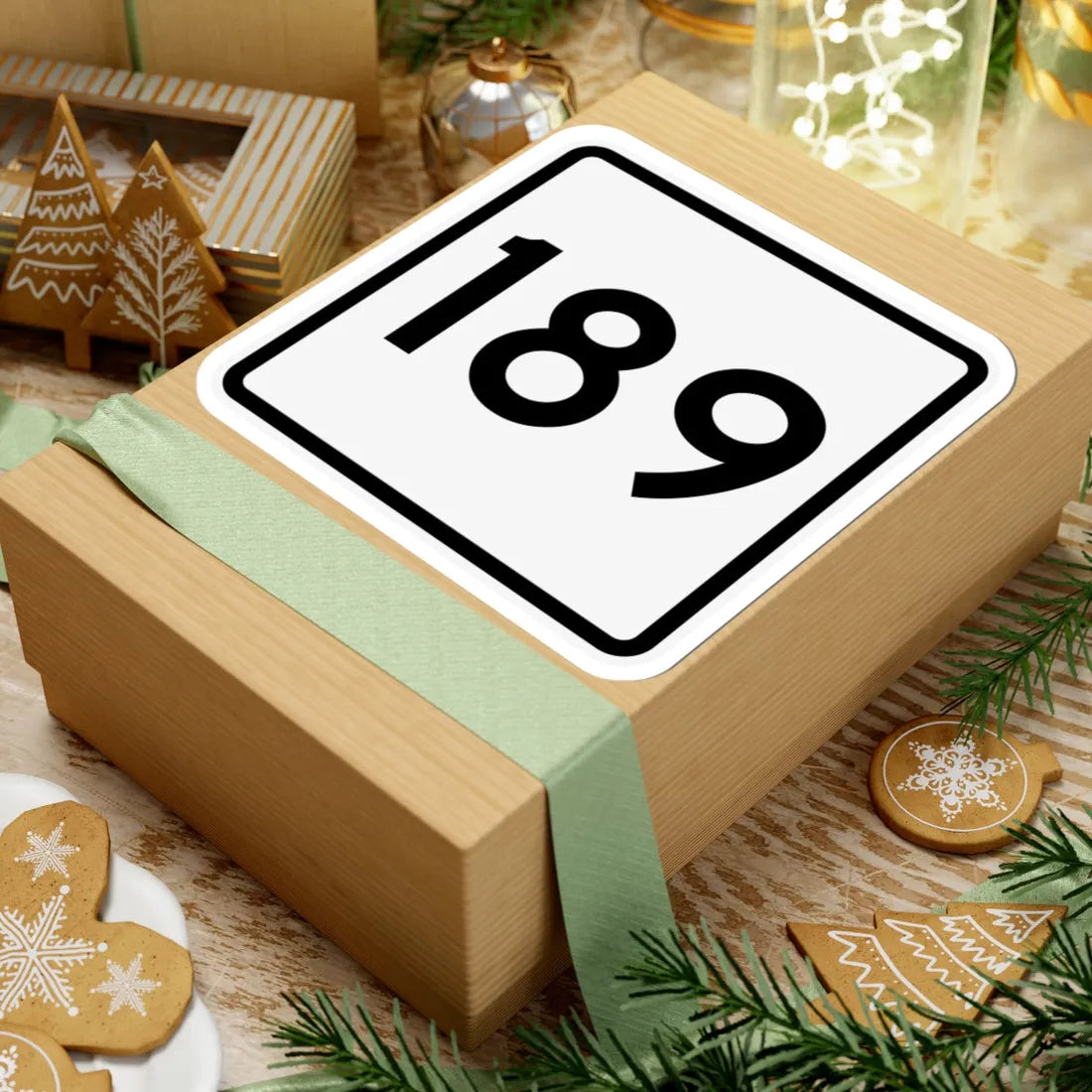 CR 189 jct OH (Ohio) (Road Sign) STICKER Vinyl Kiss-Cut Decal - The Sticker Space