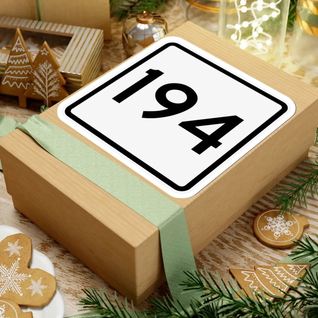 CR 194 jct OH (Ohio) (Road Sign) STICKER Vinyl Kiss-Cut Decal - The Sticker Space